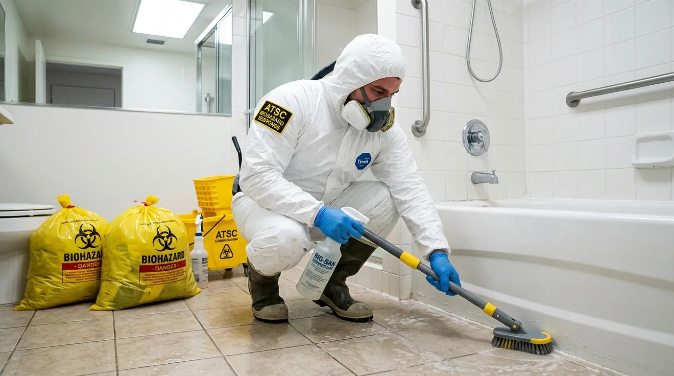 Decontamination equipment deployed for Blood Cleanup in Burr Ridge